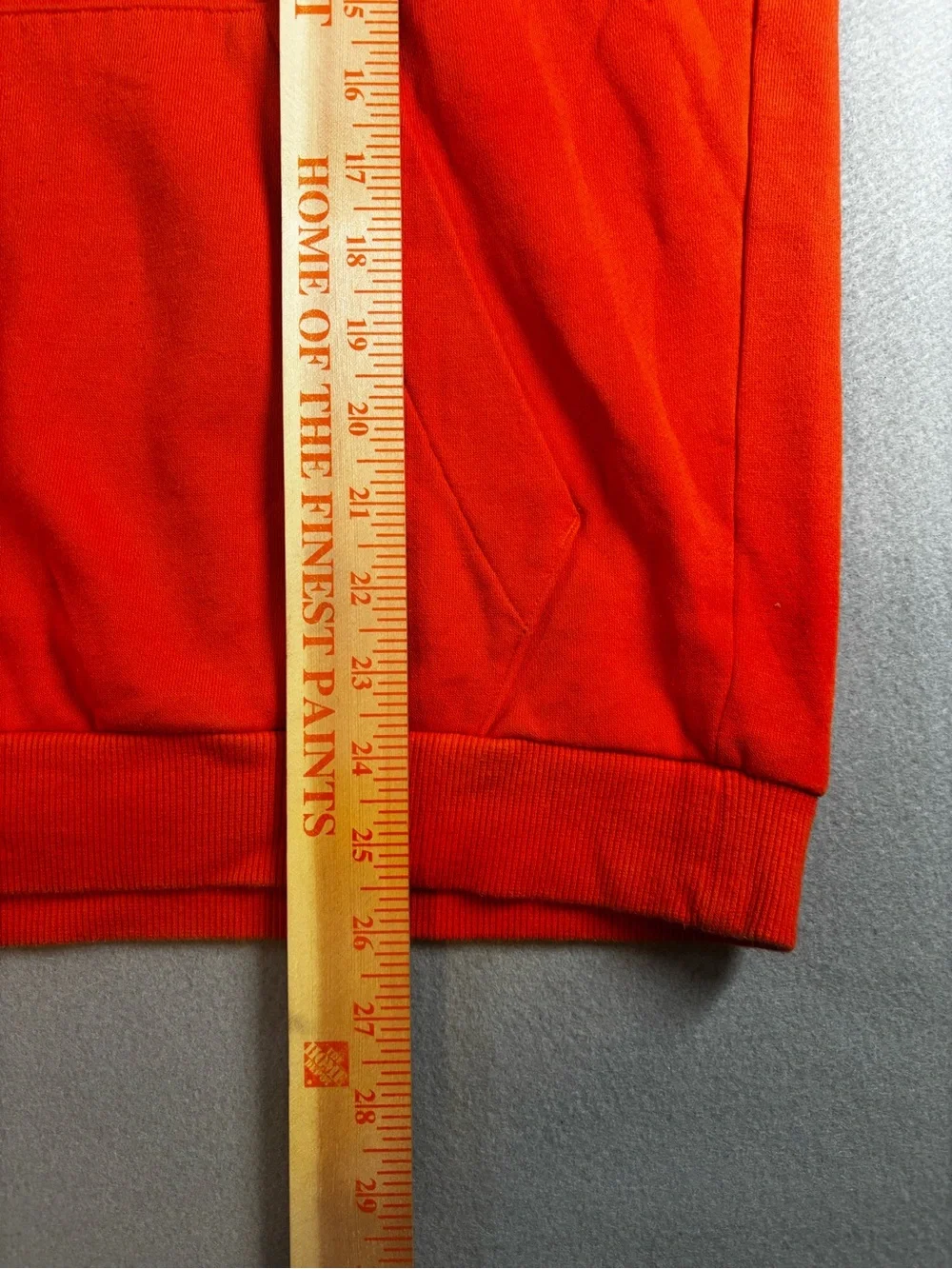Adidas OrangeHoodie with White Logo and Stripes
